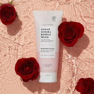 Voesh Blossom Bliss Sugar Scrub + Bubble Wash alternate view