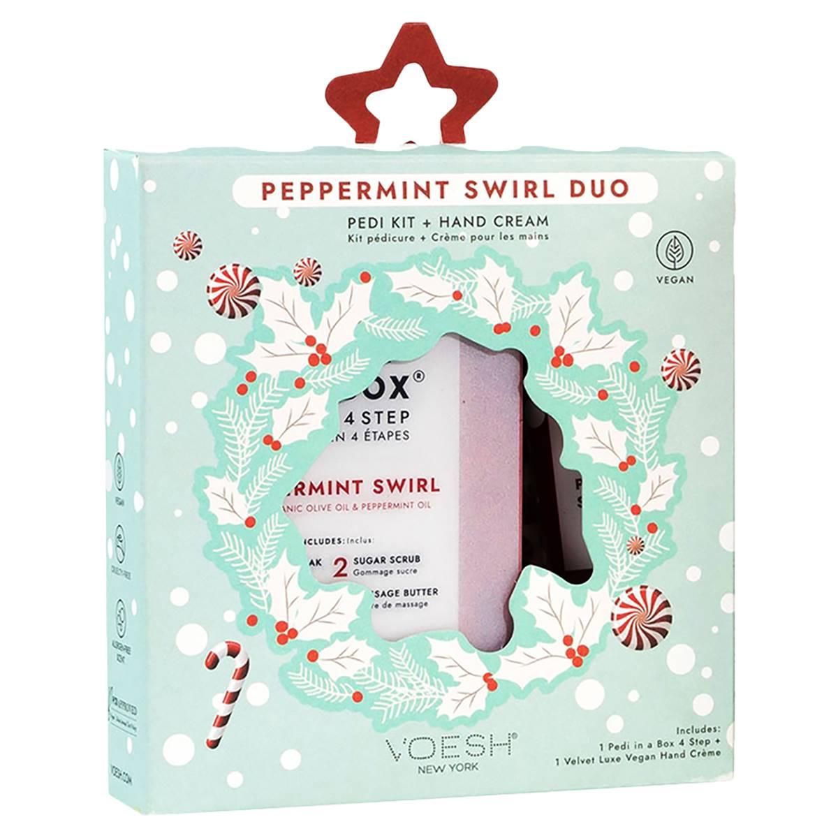 Voesh Peppermint Swirl Pedicure Kit