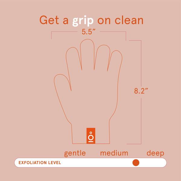 Cleanlogic Bath & Body Exfoliating Body Gloves alternate view