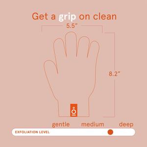 Cleanlogic Bath & Body Exfoliating Body Gloves alternate view