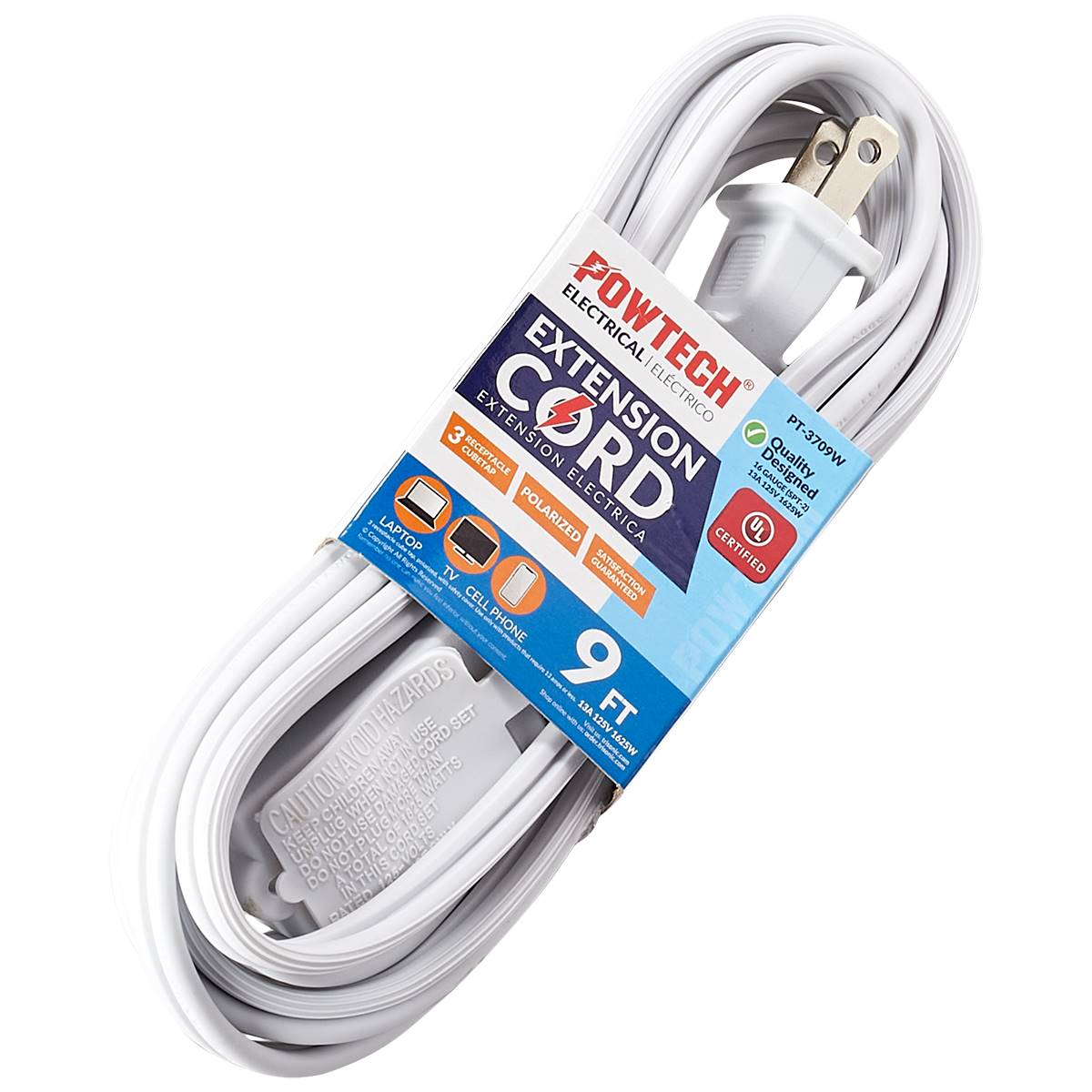 POWTECH 9ft. Extension Cord