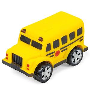 KeyCraft(R) Stretch Wheels Sensory School Bus Toy