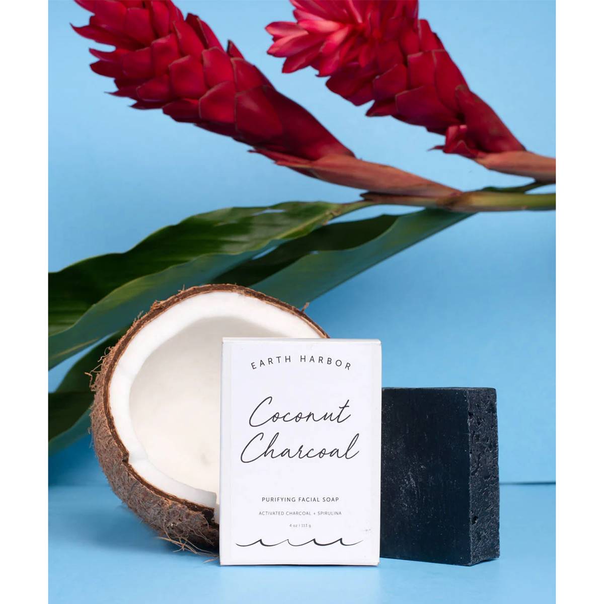 Earth Harbor Coconut Charcoal Purifying Facial Soap