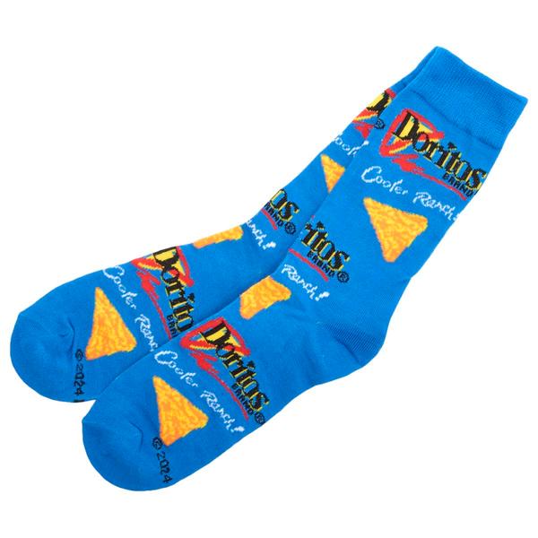 Mens Crazy Socks Cool Ranch Doritos(R) Crew Socks