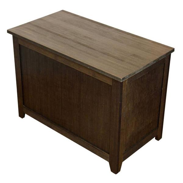 eccostyle(tm) Solid Bamboo Storage Chest Bench