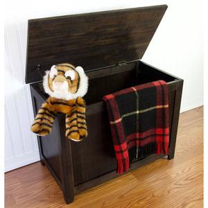 eccostyle(tm) Solid Bamboo Storage Chest Bench alternate view