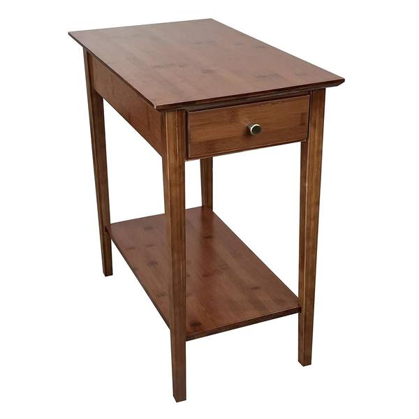 eccostyle(tm) Solid Bamboo Recliner End Table w/ Drawer