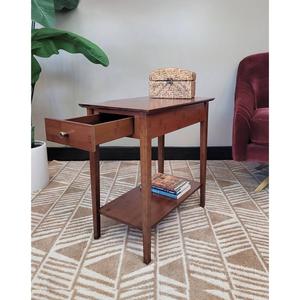 eccostyle(tm) Solid Bamboo Recliner End Table w/ Drawer alternate view