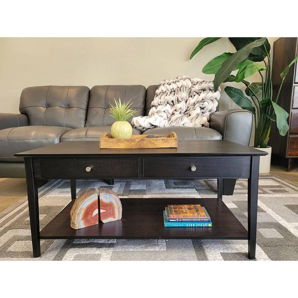 eccostyle(tm) Solid Bamboo 2-Drawer Coffee Table alternate view
