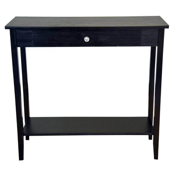 Casual Contemporary Living Acacia Console Table w/ Bottom Shelf alternate view