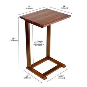 Casual Contemporary Living Solid Acacia C End Table alternate view