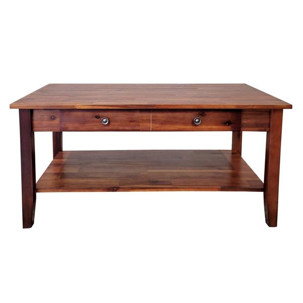 Casual Contemporary Living Solid Acacia Coffee Table alternate view