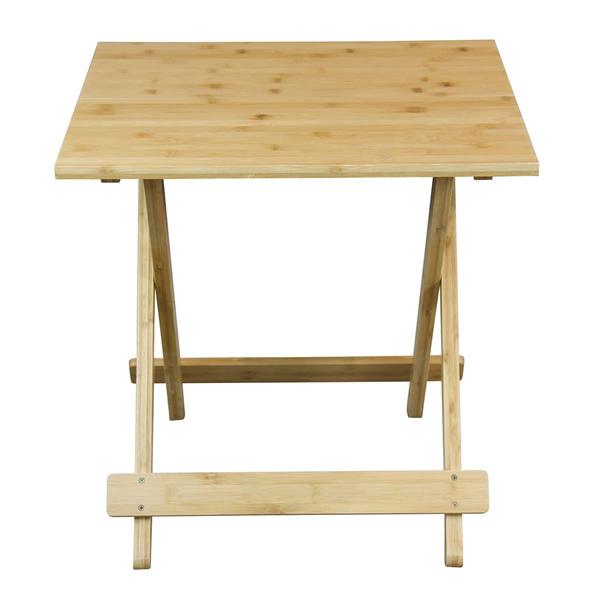 eccostyle(tm) Solid Bamboo Folding Side Table alternate view