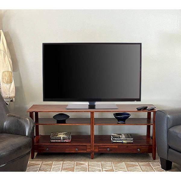 Casual Contemporary Living Solid Acacia TV Stand