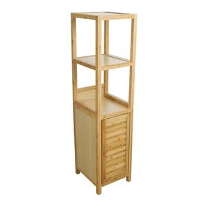 eccostyle(tm) Solid Bamboo Spa/Bath Storage Tower Cabinet
