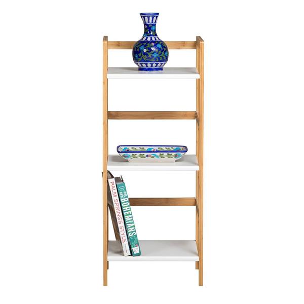 eccostyle(tm) 3-Tier Bamboo Frame Stackable Tower Shelf alternate view