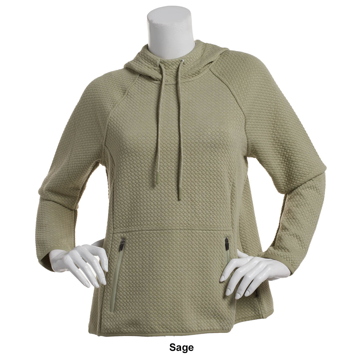 Womens Spyder Grid Knit Raglan Hoodie