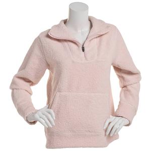 Womens Spyder Sherpa Mixed Media 1/4 Zip Pullover Sweatshirt alternate view