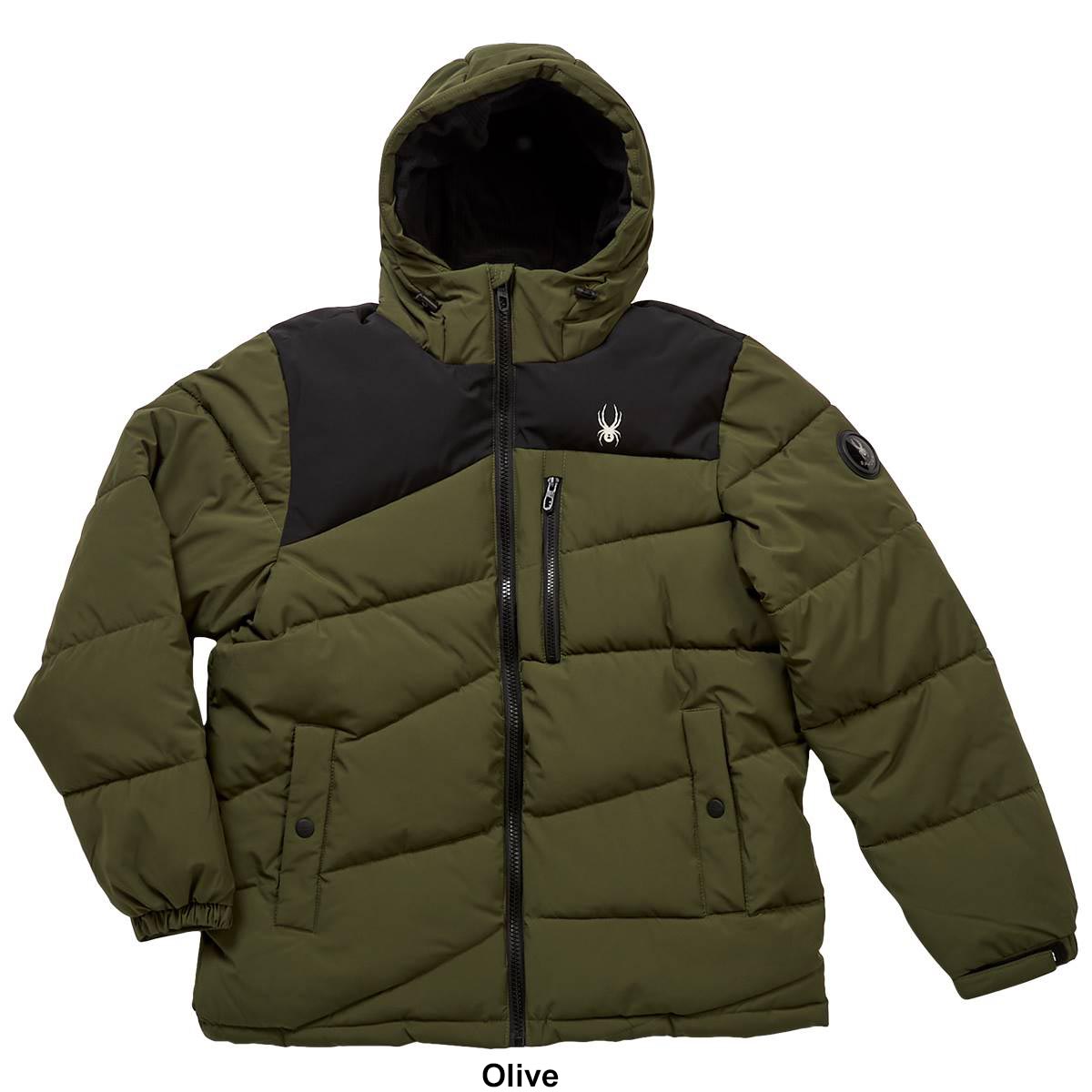 Mens Spyder Stretch Bubble Jacket