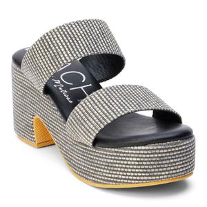 Womens Beach by Matisse Ocean Ave Heeled Dress Sandals