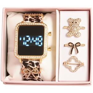 Kids Crystal Digital Watch w/ Interchangeable Loops - AWS344B