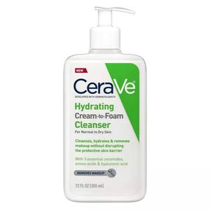CeraVe(R) Hydra Cream to Foam Cleanser