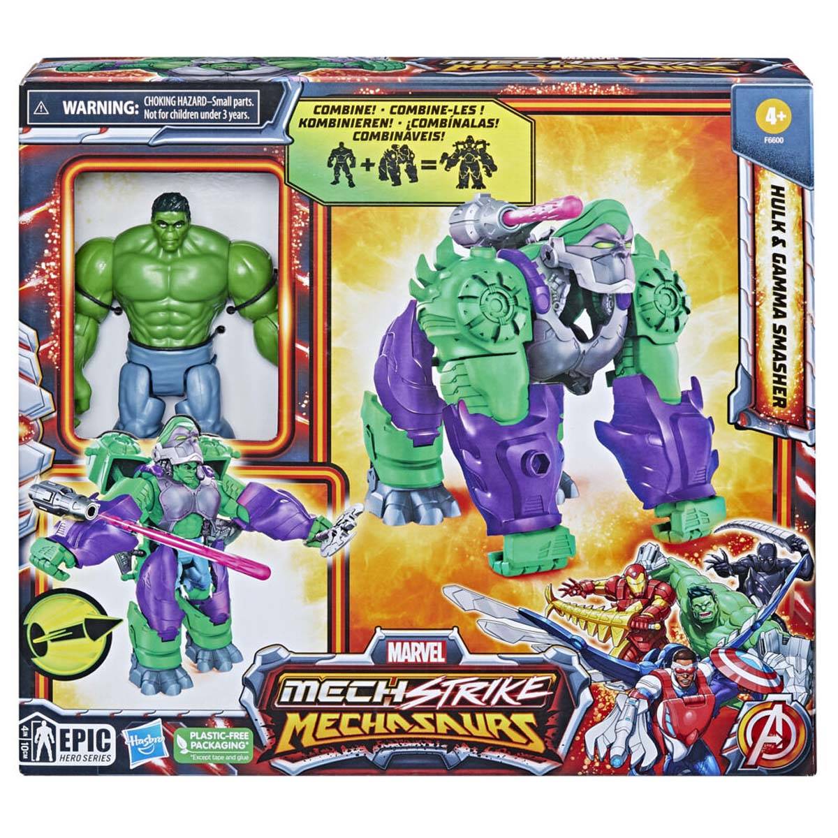 Marvel Mech Strike Mechasaurs Hulk