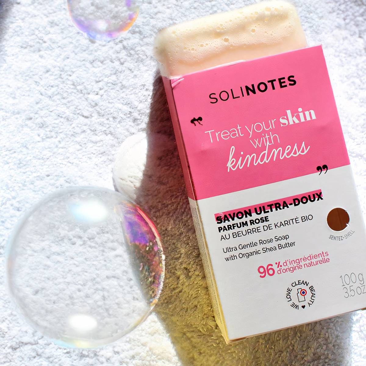 Solinotes Rose Bar Soap