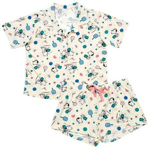 Juniors Peanuts(tm) Short Sleeve Snoopy Pickleball Boxer Pajamas Set alternate view