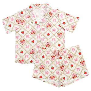Juniors Strawberry Shortcake(tm) Berries & Bows Boxer Pajama Set alternate view