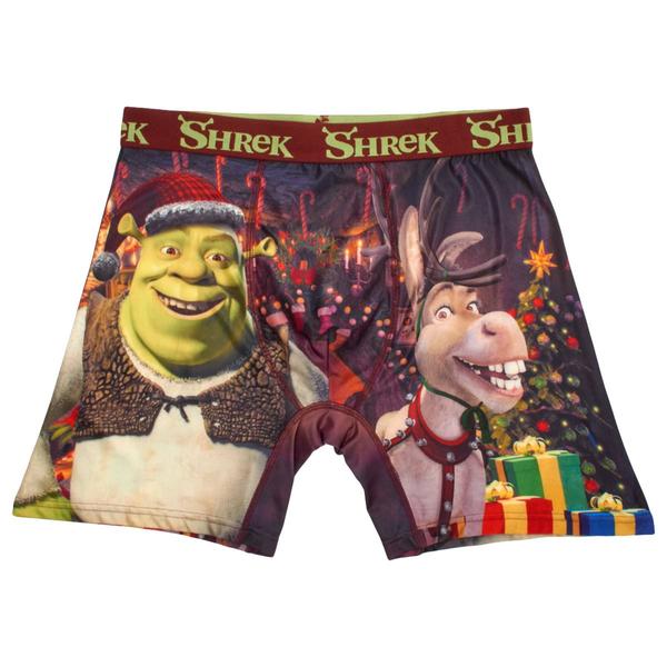 Mens Shrek(tm) Christmas Presents Boxer Briefs