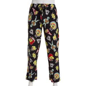 Mens SpongeBob SquarePants Memes Silky Pajama Pants