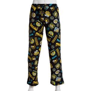 Mens SpongeBob SquarePants Pajama Pants - Black