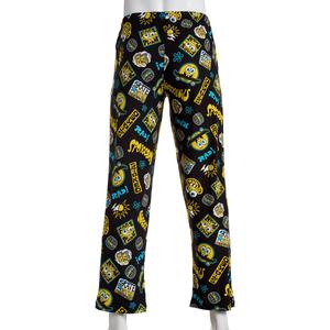 Mens SpongeBob SquarePants Pajama Pants - Black alternate view