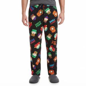 Mens South Park(tm) Logo Pajama Pants - Black