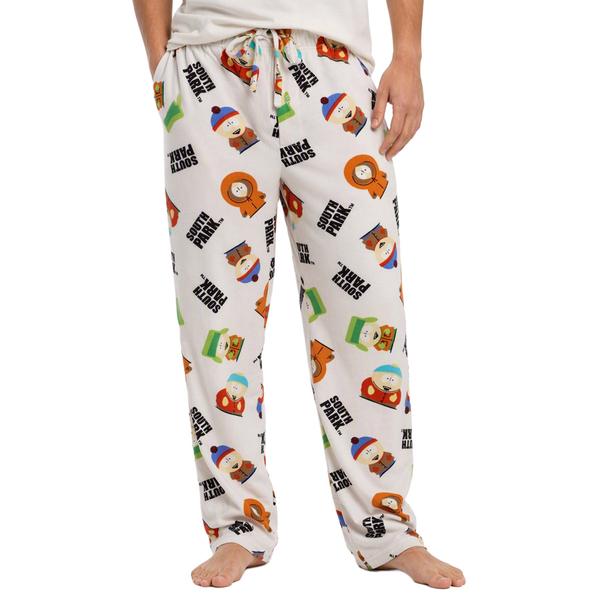 Mens South Park Silky Fleece Pajama Pants