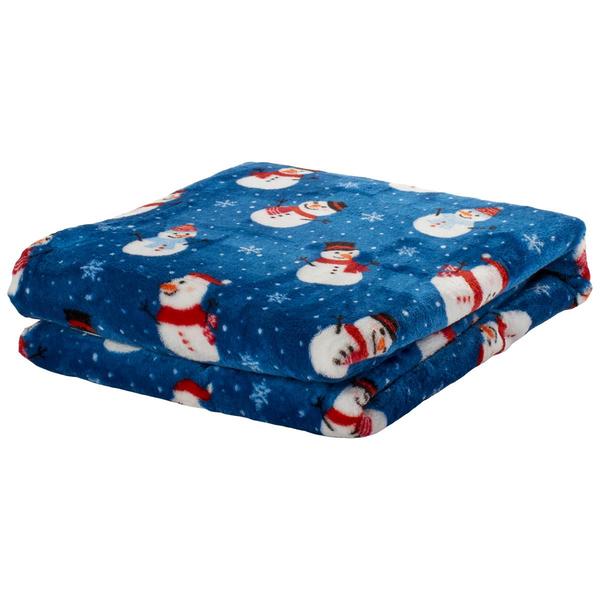 Ashley Cooper(tm) Snowman Season Plush Throw alternate view