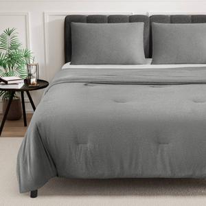 Awesome Home Soft Easy Care Jersey 3pc. Comforter Set