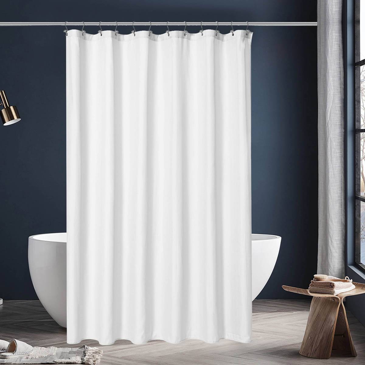 Awesome Home Recycled Polyester Fabric Shower Curtain Liner