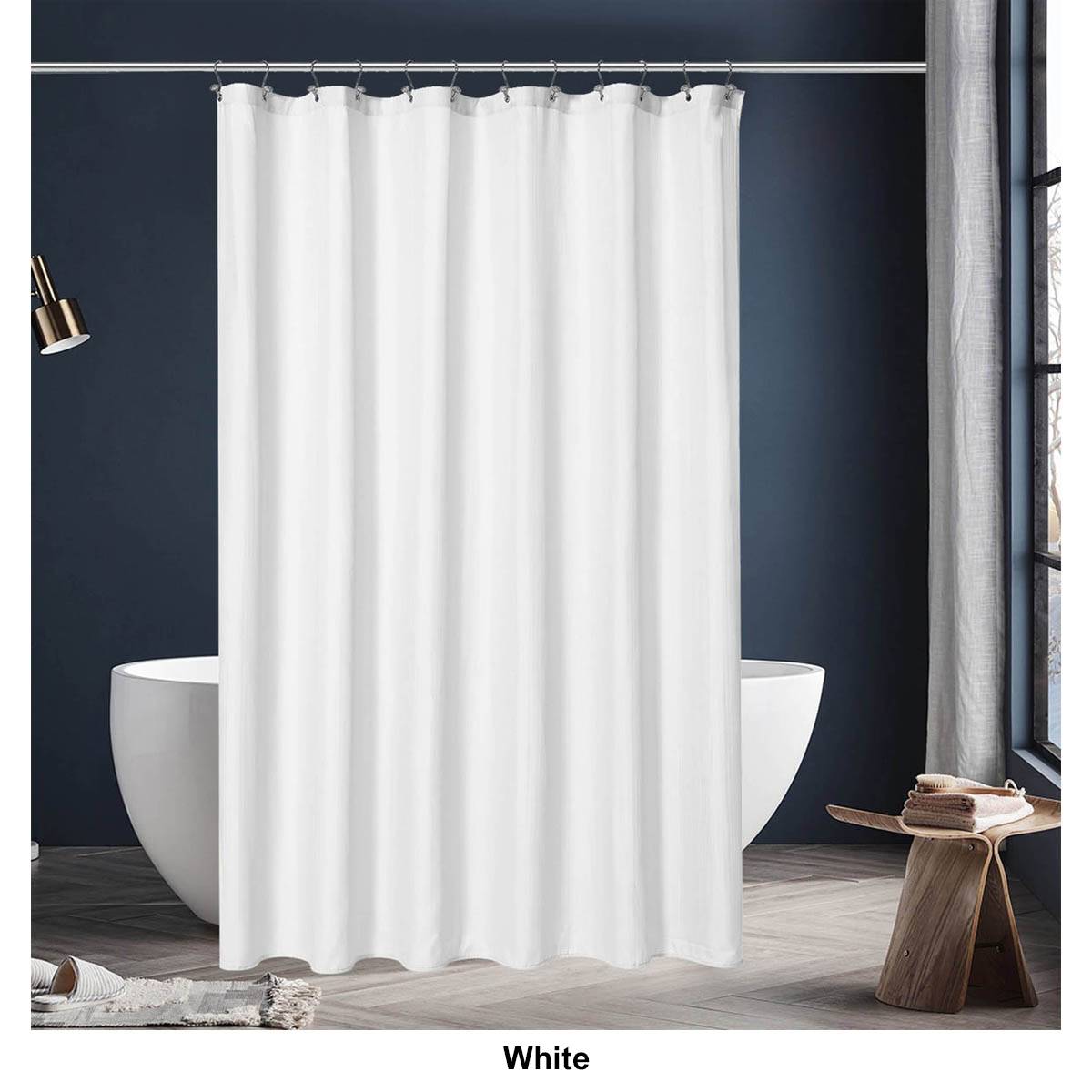 Awesome Home Recycled Polyester Fabric Shower Curtain Liner