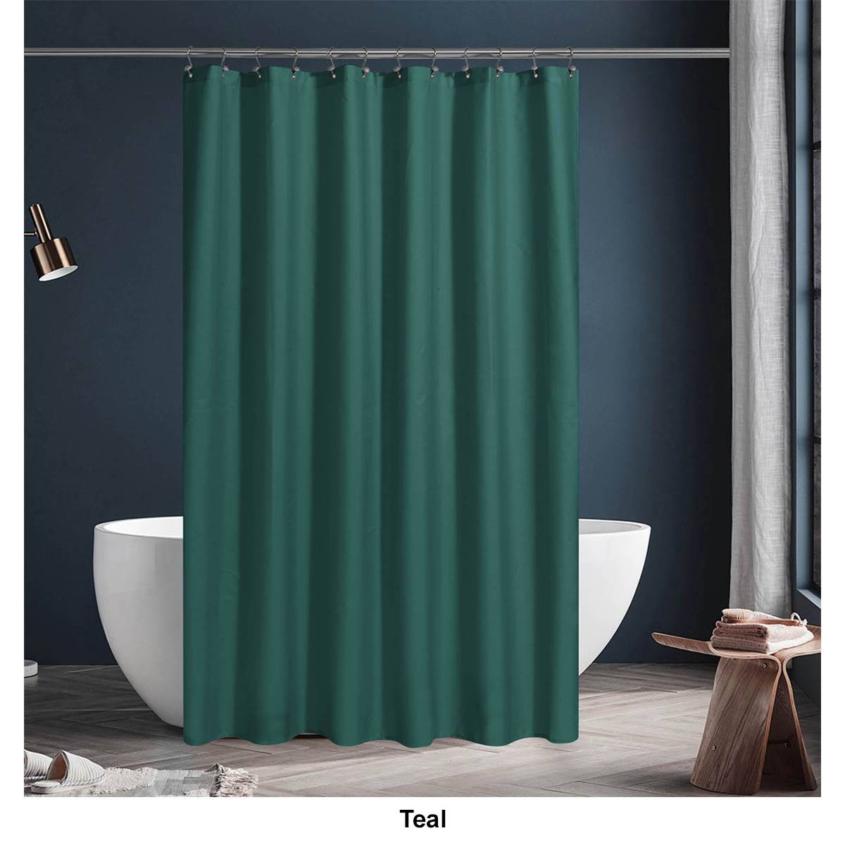 Awesome Home Recycled Polyester Fabric Shower Curtain Liner