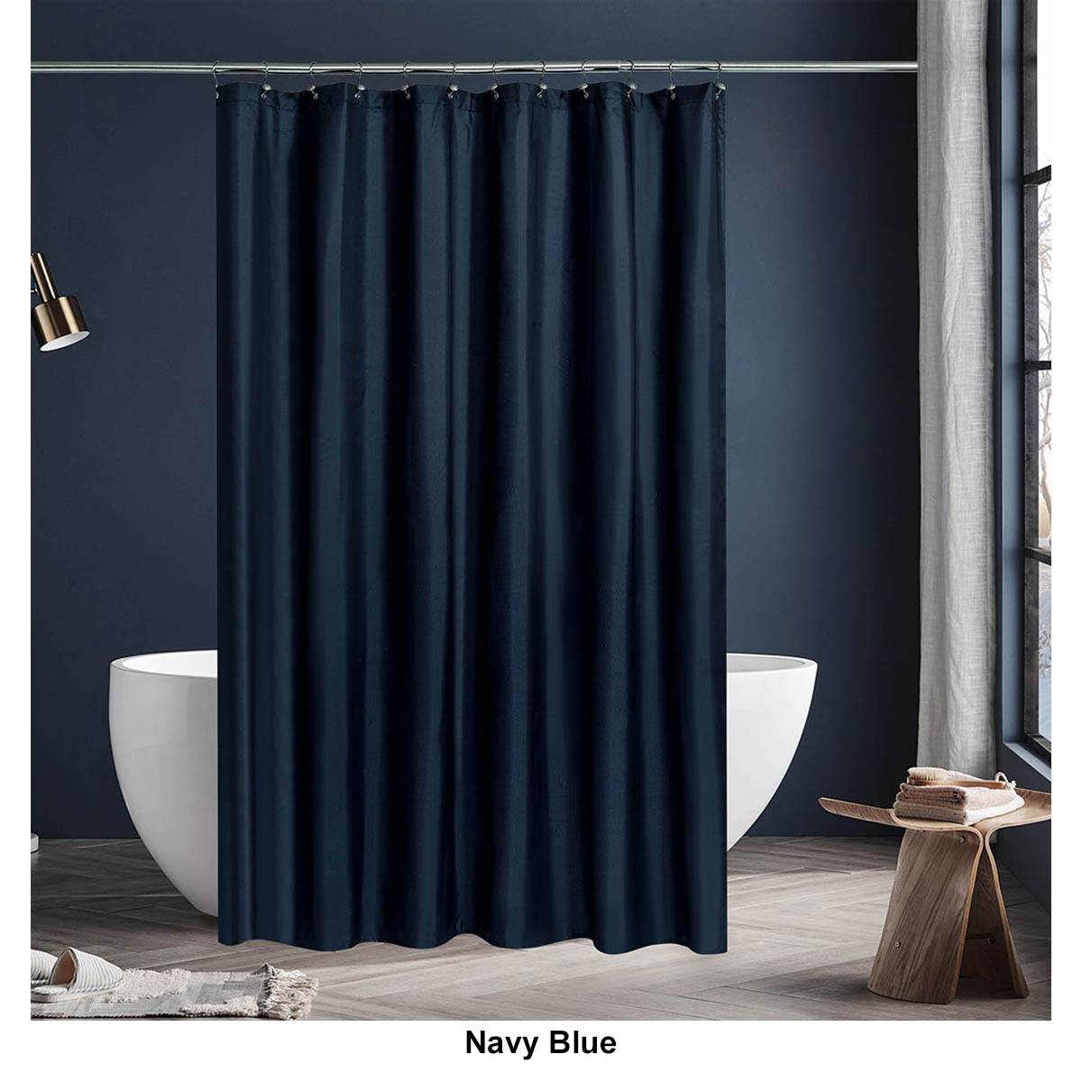 Awesome Home Recycled Polyester Fabric Shower Curtain Liner