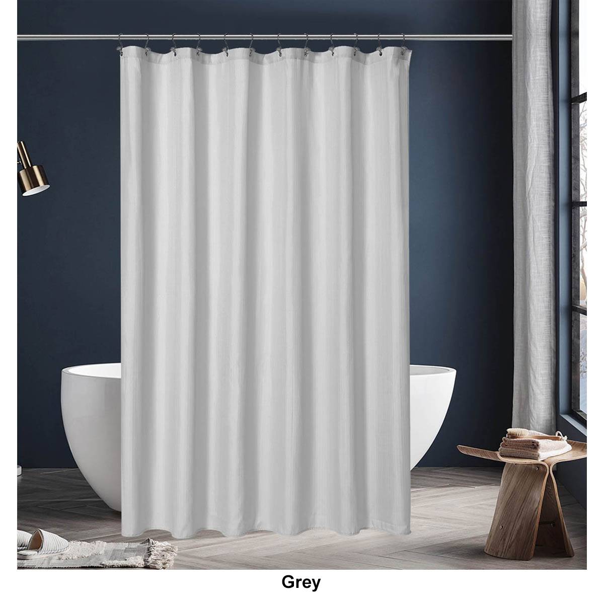 Awesome Home Recycled Polyester Fabric Shower Curtain Liner