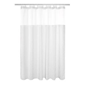 Awesome Home Starburst Crinkle Snap-In Liner Shower Curtain alternate view