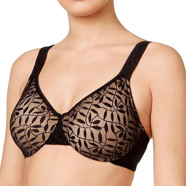 Womens Olga Sheer Leaves Minimizer Bra - OG35519 alternate view