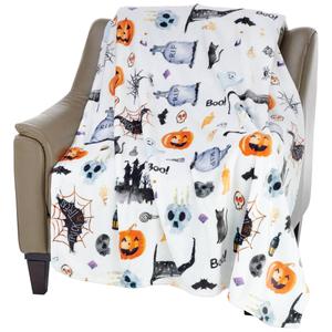 Spooky Soiree Throw with Tote alternate view