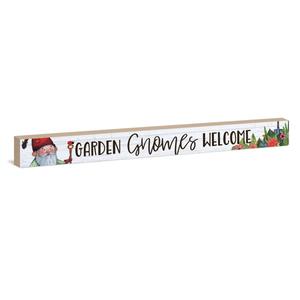 Garden Gnomes Welcome Sign