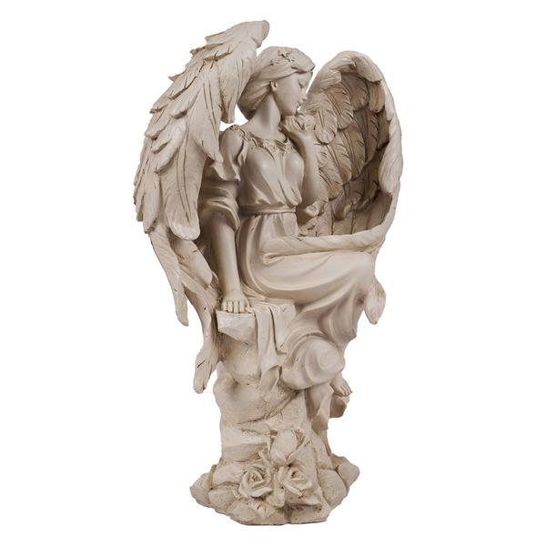 Hi-Line Gift Sitting Angel Garden Statue alternate view