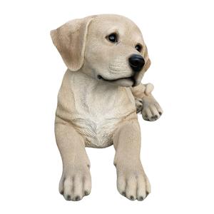 Hi-Line Gift Lying Yellow Labrador Garden Statue alternate view