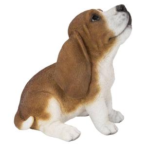 Hi-Line Gift Howling Basset Hound Puppy Garden Statue